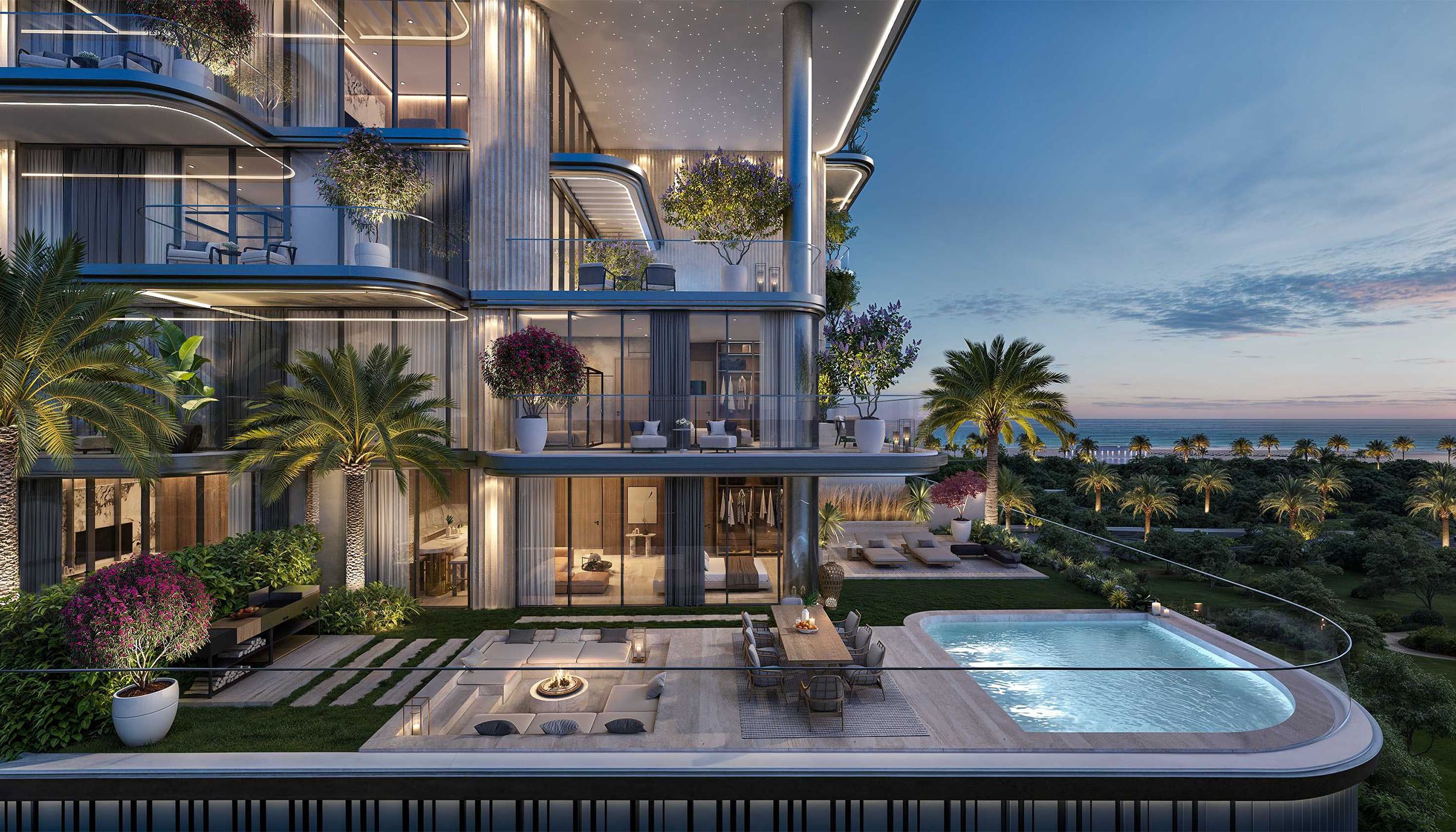 First-row waterfront
