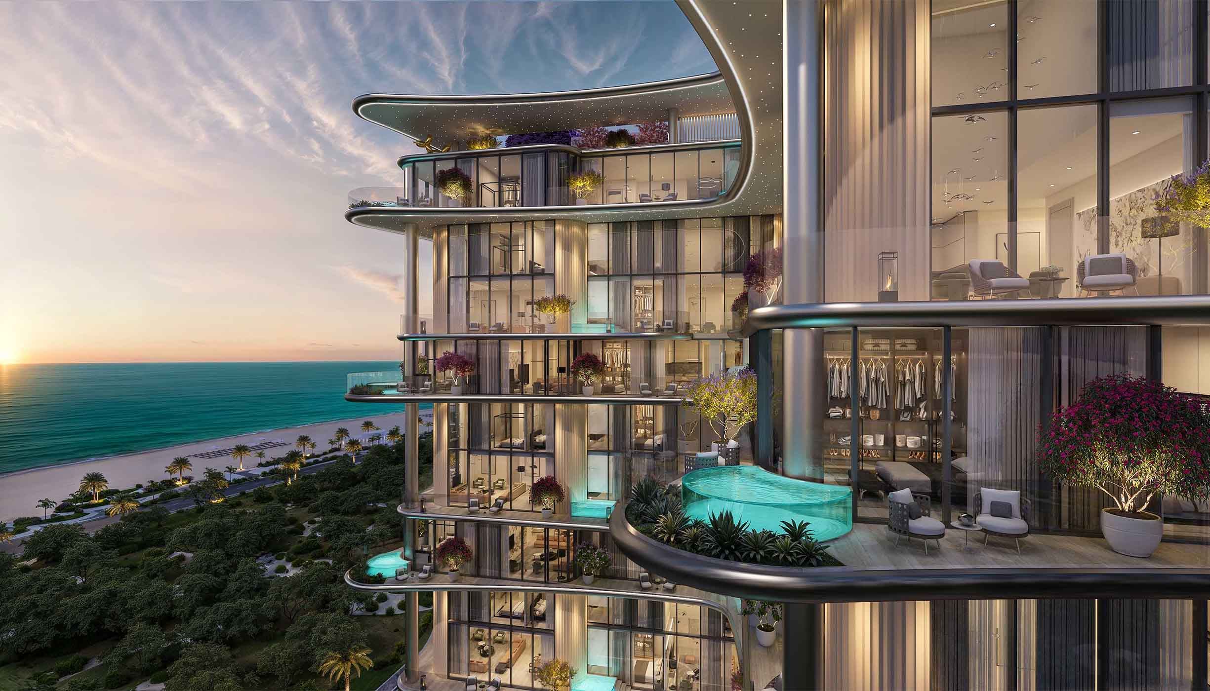 First coastline on Dubai Islands